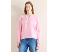 Langarmbluse CECIL, Damen, Gr. XL (44), light blush rose, Stoff, 100% Viskose, unifarben, klassisch normal, Rundhals, elastischer Bund, Blusen, mit geschlitztem Rundhalsausschnitt (67837012-XL) light 