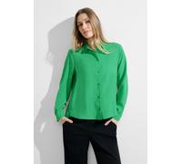 Langarmbluse CECIL, Damen, Gr. XXL (46), grün (celery grün), Stoff, 85% Modal, 15% Polyamid, unifarben, gerade hüftlang, V-Ausschnitt, Bündchen, Blusen, in Unifarbe (99064140-XXL) celery grün