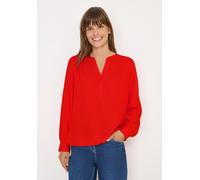 Langarmbluse CECIL, Damen, Gr. XXL (46), pumpkin orange, Stoff, 100% Viskose, unifarben, normal normal, Rundhals, abgesteppt, Blusen, in Unifarbe (44815443-XXL) pumpkin orange