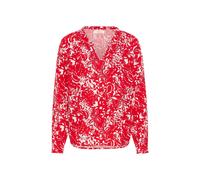 Langarmbluse CREAM "Langarm-Bluse CRTiah", Damen, Gr. 36, rot (risk rot toile), Obermaterial: 100% Viskose LENZING ECOVERO CV LenzEcov., Blusen (88428908-36) risk rot toile