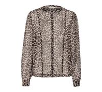 Langarmbluse CREAM "Langarm-Bluse CRYuna", Damen, Gr. 40, beige (natrual animal spots), Obermaterial: 100% Polyester PES., Blusen (30636066-40) natrual animal spots
