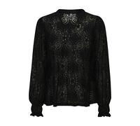 Langarmbluse CULTURE "Langarm-Bluse CUolu", Damen, Gr. XXL, schwarz, Obermaterial: 70% Polyamid PA. 30% Baumwolle CO., Blusen (67662130-XXL) schwarz