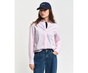 Langarmbluse GANT "REG POPLIN SHIRT", Damen, Gr. 40, rosa (light pink), Web, Obermaterial: 100% Baumwolle, regular fit, Blusen (88975614-40) light pink