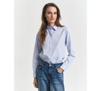 Langarmbluse GANT "REG POPLIN SHIRT", Damen, Gr. 46, blau (light blau), Web, Obermaterial: 100% Baumwolle, regular fit, Blusen Langarmbluse (32227557-46)