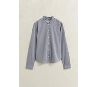 GANT - Bluse mit Rüschenkragen classic blue - Gr. - 36