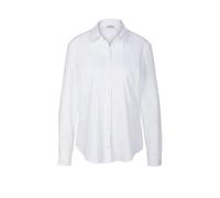 Langarmbluse GOLDNER "Unentbehrliche Langarmbluse mit Elasthananteil", Damen, Gr. 44, weiß, Obermaterial: 65% Baumwolle CO. 31% Polyamid PA. 4% Elasthan EL., Blusen (32849450-44) weiß