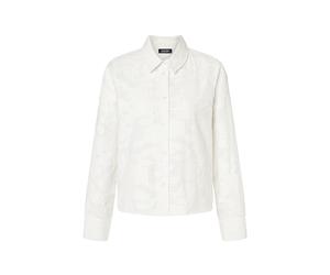 Langarmbluse JOOP "Bessia", Damen, Gr. 40, weiß, Web, Obermaterial: 100% Baumwolle, normal normal, Manschette, Blusen (93420755-40) weiß