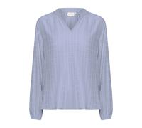 Langarmbluse KAFFE "Damen Bluse langarm KAalice", Damen, Gr. 34, blau (infinity c.), Obermaterial: 65% Polyester PES. 35% Viskose CV., Blusen (42514454-34) infinity c.