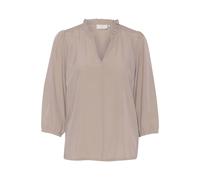Langarmbluse KAFFE "Langarm-Bluse KAkatja", Damen, Gr. 44, grau (steeple gray), Obermaterial: 100% Polyester PES., Blusen (89447905-44) steeple gray