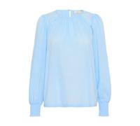 Langarmbluse KAFFE "Langarm-Bluse KAroca", Damen, Gr. 42, blau (windsurfer), Obermaterial: 100% Baumwolle CO., Blusen (21669709-42) windsurfer