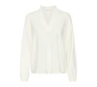 Langarmbluse KAFFE "Langarm-Bluse KAsanni", Damen, Gr. 34, chalk, Obermaterial: 85% Viskose CV. 15% Nylon NY., Blusen (66631422-34) chalk