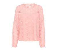 Langarmbluse KAFFE "Bluse langarm KAsilja", Damen, Gr. 44, rosa (misty rose), Obermaterial: 60% Baumwolle CO. 40% Polyamid PA., Blusen (46277131-44) misty rose