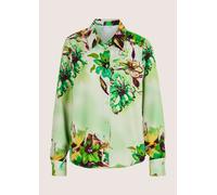 Langarmbluse MADELEINE "Bluse Bluse", Damen, Gr. 34, grün (eisgrün, multicolor), Obermaterial: 100% Viskose CV., Blusen (38172132-34) eisgrün, multicolor