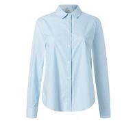 Langarmbluse MAERZ MUENCHEN "Maerz Muenchen 133501 Langarmbluse Damen Bekleidung", Damen, Gr. 40, blau, 97% Baumwolle, 3% Elasthan, Blusen (86669836-40) blau