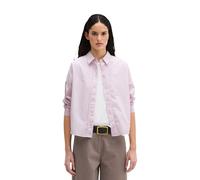 Langarmbluse MARC O'POLO "aus Baumwoll-Chambray", Damen, Gr. 42, light pink, Obermaterial: 100% Baumwolle, gestreift, regular fit normal, Manschette, Blusen (48521354-42) light pink