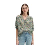 Langarmbluse MARC O'POLO "aus bedruckter Viskose", Damen, Gr. 44, light pink, Obermaterial: 100% Viskose, bedruckt, regular fit normal, V-Ausschnitt, elastischer Bund, Blusen (54001417-44) light pink