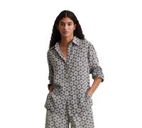 Langarmbluse MARC O'POLO "aus ECOVERO™ von LENZING™", Damen, Gr. 38, mf68, Obermaterial: 100% Viskose, bedruckt, relaxed fit normal, V-Ausschnitt, Blusen (78236812-38) mf68