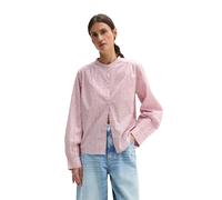 Langarmbluse MARC O'POLO "aus leichter Papertouch-Popeline", Damen, Gr. 44, light pink, Obermaterial: 100% Baumwolle, unifarben, loose fit normal, Manschette, Blusen (79097547-44) light pink