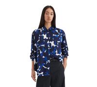 Langarmbluse MARC O'POLO "aus LENZING™ ECOVERO™", Damen, Gr. 38, bunt (me16), Obermaterial: 100% Viskose, bedruckt, regular fit normal, Manschette, Blusen (40201209-38) me16