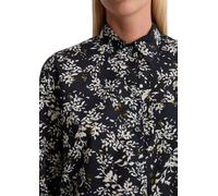 Langarmbluse MARC O'POLO "aus Silky-Touch-Voile", Damen, Gr. 44, schwarz, Obermaterial: 100% Baumwolle, bedruckt, relaxed fit normal, Manschette, Blusen (89754533-44) schwarz