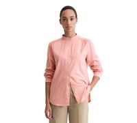 Langarmbluse MARC O'POLO "aus softem Baumwoll-Satin", Damen, Gr. 40, natural rose, Obermaterial: 100% Baumwolle, unifarben, relaxed fit normal, Manschette, Blusen (12522110-40) natural rose