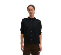 Langarmbluse MARC O'POLO "aus TENCEL™ Modal", Damen, Gr. XXL, schwarz, Obermaterial: 94% Viskose, 6% Elasthan, unifarben, relaxed fit normal, Blusen (65383313-XXL) schwarz