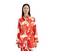 Langarmbluse MARC O'POLO "aus Viskose-Stretch", Damen, Gr. 36, me29, Obermaterial: 96% Viskose, 4% Elasthan, bedruckt, normal, Manschette, Blusen (40206646-36) me29