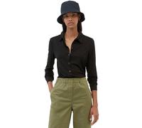 Marc OߴPolo Damen Jerseybluse mit Stretch-Anteil Spitzkragen, Schwarz (Black), XL