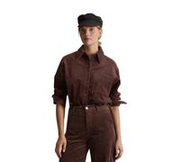 Marc O'Polo DENIM Langarmbluse Relaxed Fit Cord aus Baumwoll-Stretch Damen L espresso braun