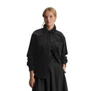 Langarmbluse MARC O'POLO DENIM "aus Baumwoll-Stretch", Damen, Gr. XS, schwarz, Obermaterial: 98% Baumwolle, 2% Elasthan, unifarben, relaxed fit normal, normaler Saum, Blusen (62904653-XS) schwarz
