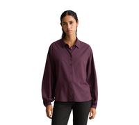 Langarmbluse MARC O'POLO DENIM "aus LENZING™ ECOVERO™", Damen, Gr. XL, lila (rhubarb jam), Obermaterial: 100% Viskose, unifarben, regular fit normal, Manschette, Blusen (97796956-XL) rhubarb jam