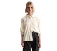 Langarmbluse MARC O'POLO DENIM "aus LENZING™ ECOVERO™", Damen, Gr. XS, weiß blush, Obermaterial: 100% Viskose, unifarben, relaxed fit normal, Manschette, Blusen (78393439-XS) weiß blush