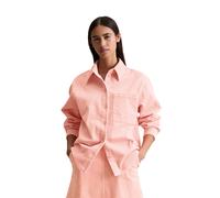 Langarmbluse MARC O'POLO DENIM "aus mittelschwerem Cord-Stretch", Damen, Gr. S, rose powder, Obermaterial: 98% Baumwolle, 2% Elasthan, unifarben, lang, Manschette, Blusen (67806612-S) rose powder