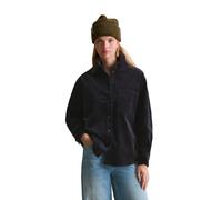 Langarmbluse MARC O'POLO DENIM "aus mittelschwerem Cord-Stretch", Damen, Gr. XL, blau depths, Obermaterial: 98% Baumwolle, 2% Elasthan, unifarben, lang, Manschette, Blusen (77925418-XL) blau depths