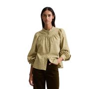 Langarmbluse MARC O'POLO DENIM "in softer Flanell-Qualität", Damen, Gr. XL, grün (light grün), Obermaterial: 100% Baumwolle, kariert, loose fit normal, Manschette, Blusen (79455416-XL) light grün