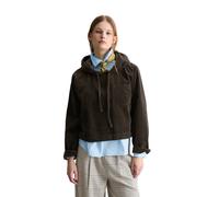 Langarmbluse MARC O'POLO DENIM "mit lässiger Bubble-Struktur", Damen, Gr. S, schwarz espresso, Obermaterial: 100% Baumwolle, unifarben, loose fit bauchfrei, normaler Saum, Blusen (46653304-S) schwarz