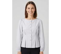 Langarmbluse RICHROYAL, Damen, Gr. 38, weiß, Web, Obermaterial: 100% Baumwolle, tailliert normal, Rundhals, Blusen (58331114-38) weiß