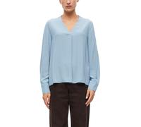 Chiffon-Bluse mit Faltendetails am Ärmel 36 blau 2184828.5033.36