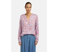 Langarmbluse SMITH & SOUL, Damen, Gr. S, mandarine, Web, Material: 100% Viskose, bedruckt, regular fit normal, V-Ausschnitt, Ärmel mit Ärmelschlitz 1-Knopf-Manschette, Blusen (63156326-S) mandarine