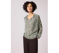 Langarmbluse STREET ONE, Damen, Gr. 36, pale mint grün, Stoff, 100% Polyester, gemustert, normal normal, Rundhals, elastischer Bund, Blusen, mit Rüschendetails (52715219-36) pale mint grün