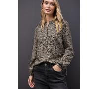 Street One - Leo Bluse mit Tapedetails beige - Gr. - 36