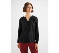STREET ONE Damen Style Bamika Bluse, Schwarz (Black), 38