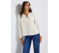 Street One Damen 3412056 Split Neck Tunika, Off White, 38