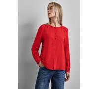 Strukturbluse mit Stickerei