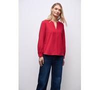 Street One Cordbluse in Unifarbe Racing red 46