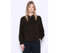 Street One Studio Damen Cordbluse mit Rüschendetails