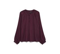 VERO MODA Damen Vmbella Ls Placket Top WVN Ga Noos, Winetasting, L
