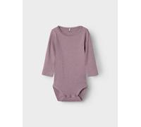NAME IT Body langarm Rippqualität Spitze 62 flieder