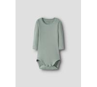 Name It Langarmbody NBFKAB LS BODY NOOS Jersey 57% Baumwolle/38% Modal/5% Elasthan Grau Gr. 56