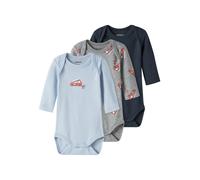 NAME IT Herren Nbmbody 3P Ls Firetruck Noos, Grey Melange, Numeric_98